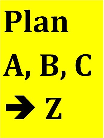 Plan A, B, C – alphabet